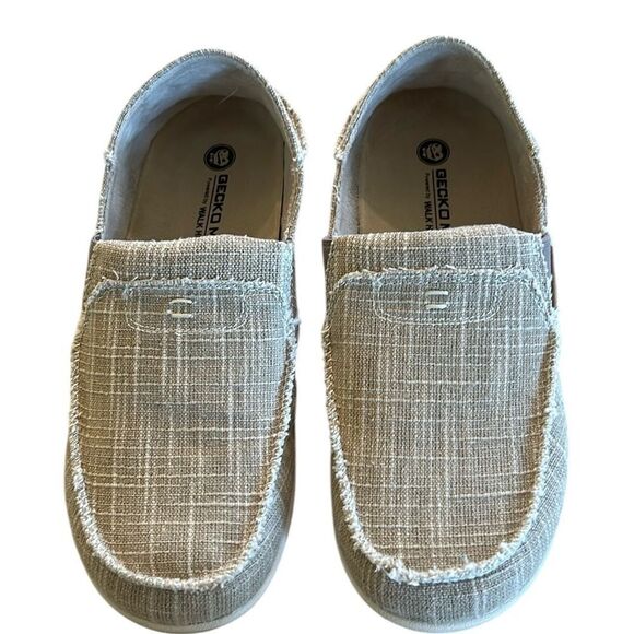 Gecko man Men's Supportive Pain Relief Slip-Ons, Beige, Size 10.5, NWT Display - Picture 3 of 10